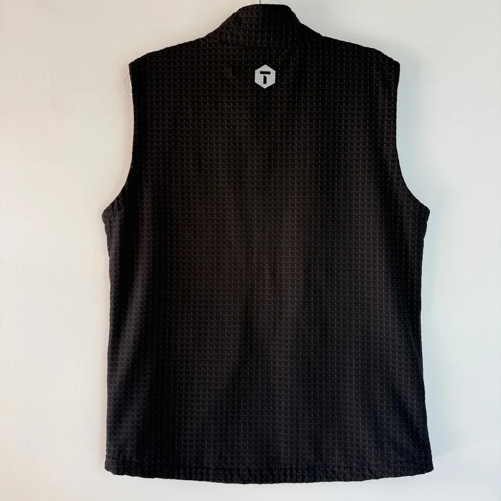 Truewerk Technical Workwear Vest Mens M Soft‎ Shell Fleece Lined Black